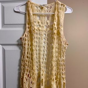 Say What lace vest size S